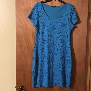 Tiana B Pretty Lace Dress, short sleeve (OLCC)